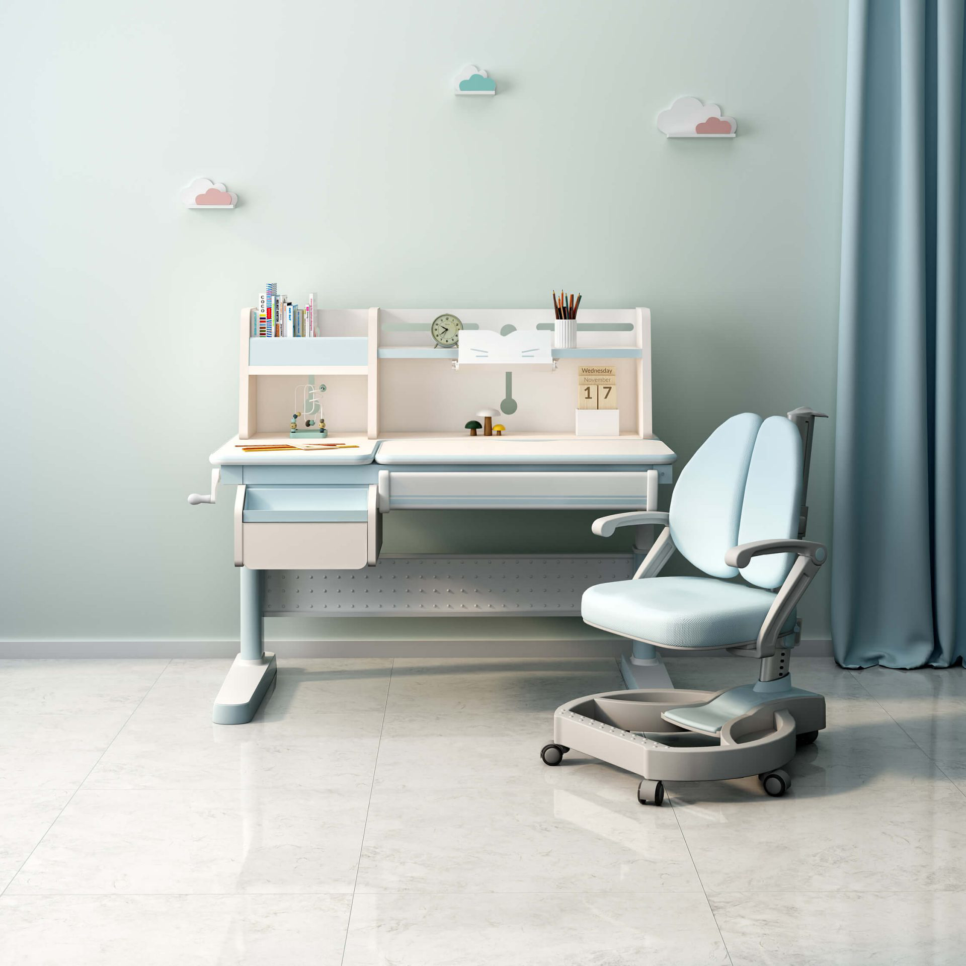 Bộ Bàn Học Thông Minh Chống Gù Chống Cận LEX 120/W2S